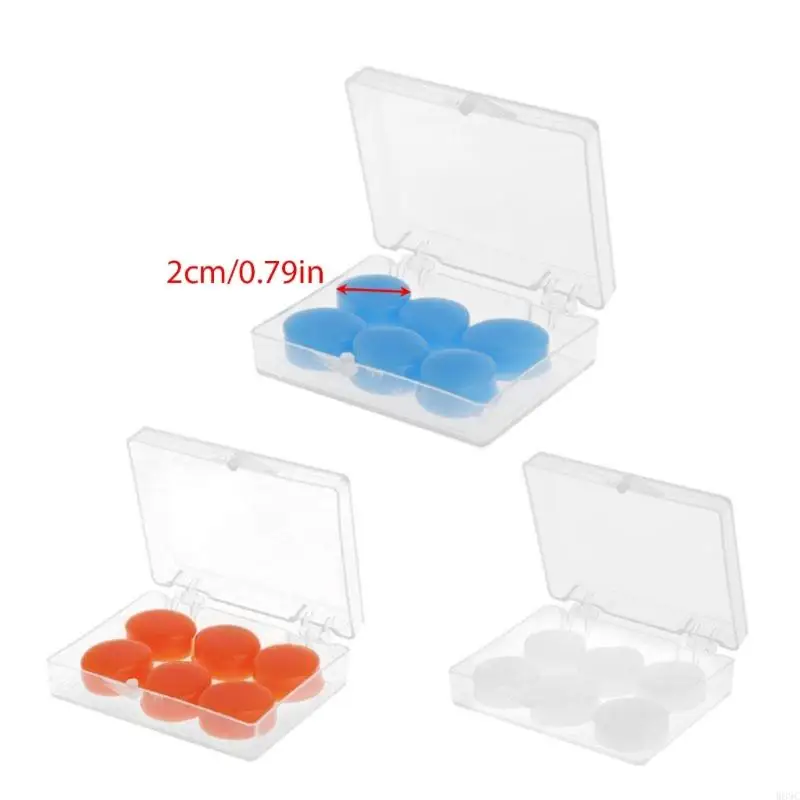 W89C Силиконовые затычки для ушей 6 шт./Set SET Защитник для ушей.