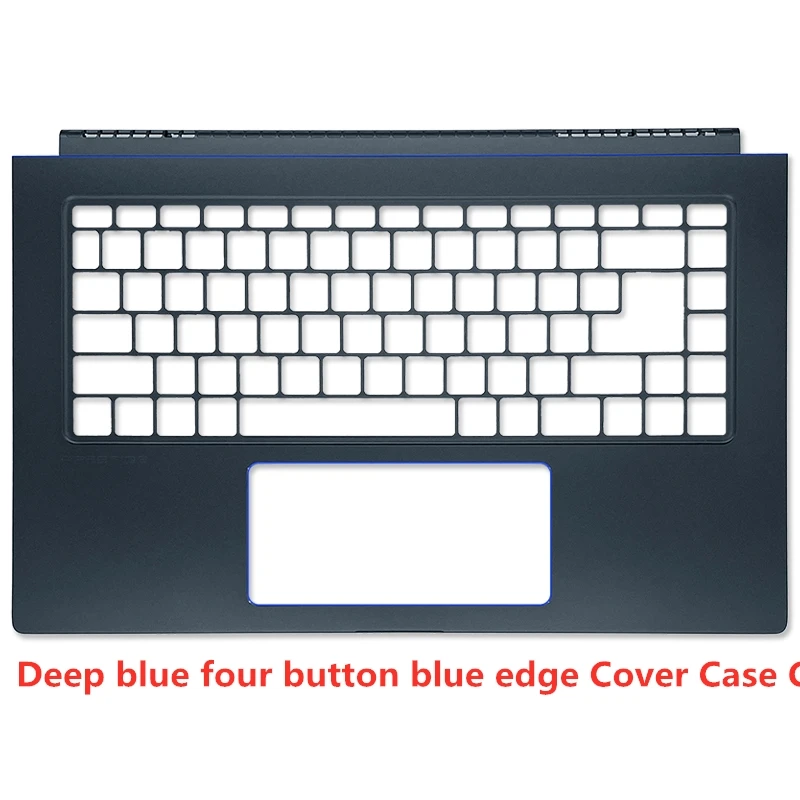 Imagem -04 - Capa Traseira do Laptop Lcd Moldura Frontal Palmrest Base Inferior Dobradiças Msi Prestige 15 P15 Ms16s3 Ms-16s6 Novo