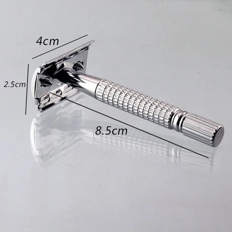 Men's Razor Stainless Steel Manual Razor Manual Shaver Straight Edge Stainless Steel Sharp Barber Razor Folding Shaving Knife