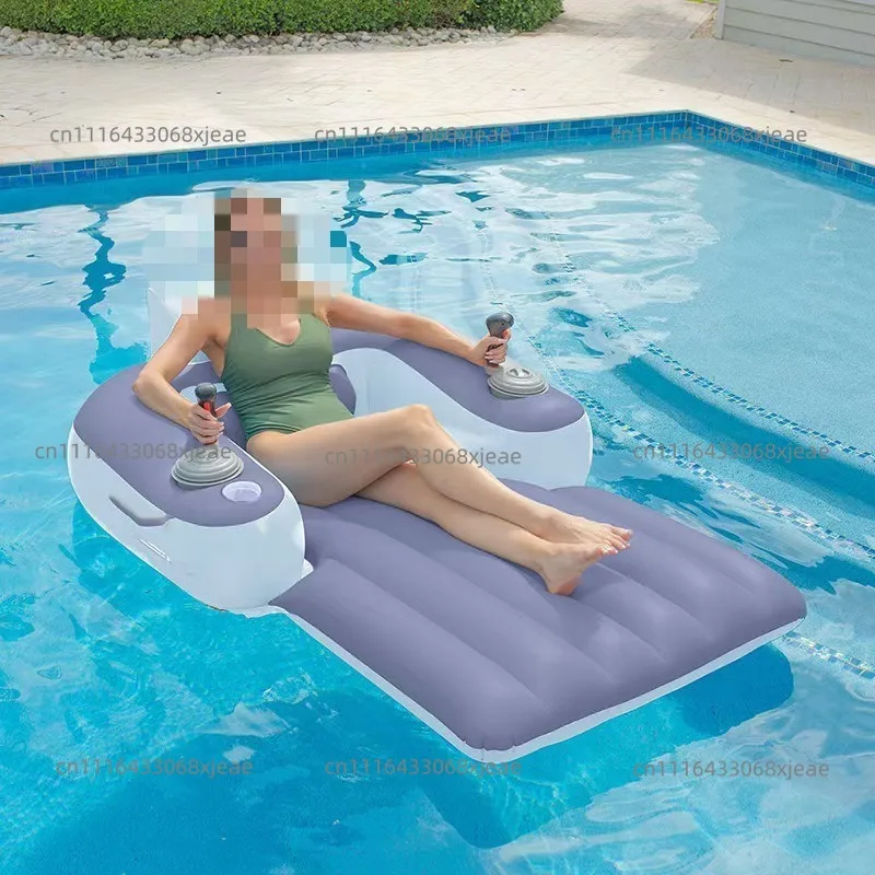 Electric Inflatable Float Lounge Chair For Swimming  Sports Motorized Floating Seat Without Thruster Unit