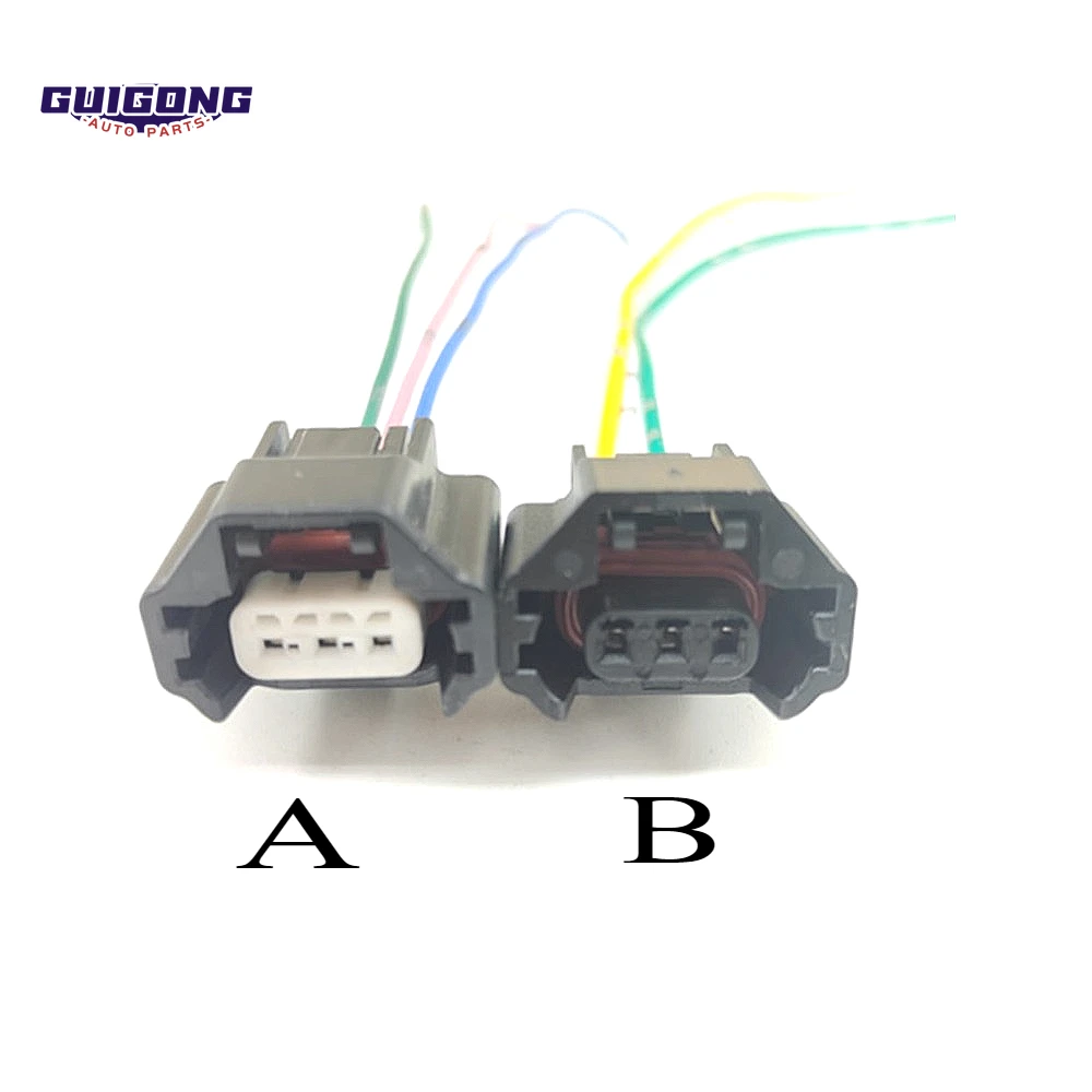 GUIGONG 3Pin A/C Pressure Switch Sensor Connector for Nissan Sylphy Teana Livina Murano Qashqai 15cm Wire Length Car Accessory