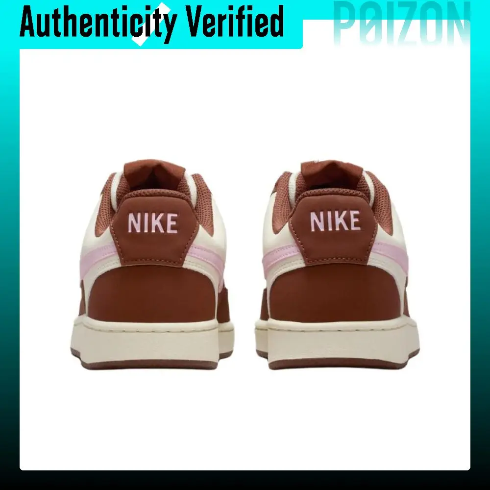 Zapatillas de Skateboard Nike Court Vision para Mujer, Blanco Marrón IM1652-004