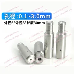 1pc EDM Drill Electrode Tube Ceramic Pipe Guide 6*8*30mm for WEDM Drilling Hole Machine 0.1-3.0mm
