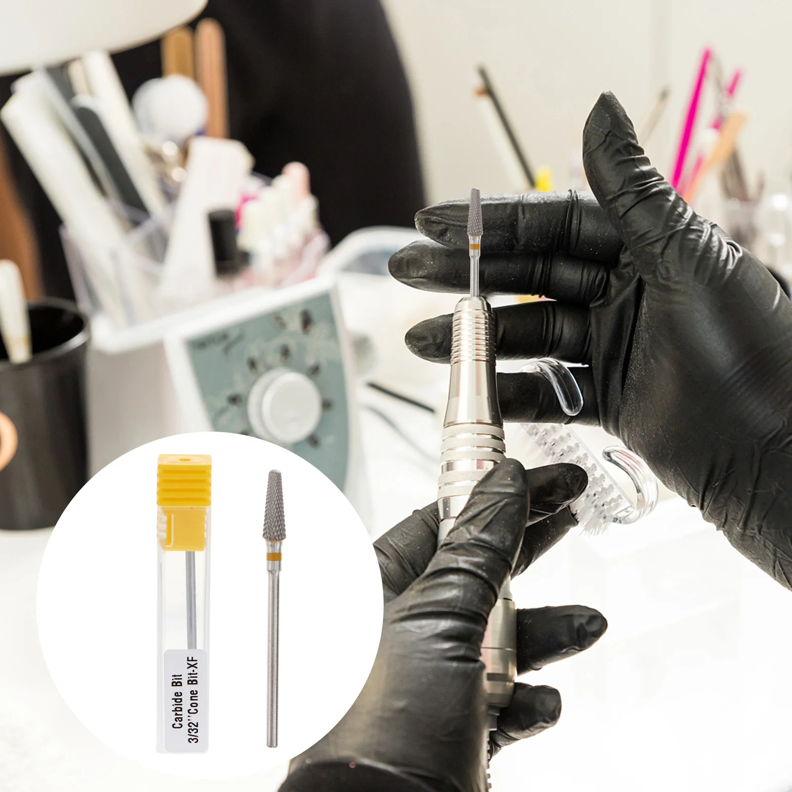 مسمار طحن رئيس التنغستن الصلب الدقة القاطع لأصابع القدم رسومات أظافر أدوات إعادة تشكيل البولندية إزالة مادة الاكريليك- #1