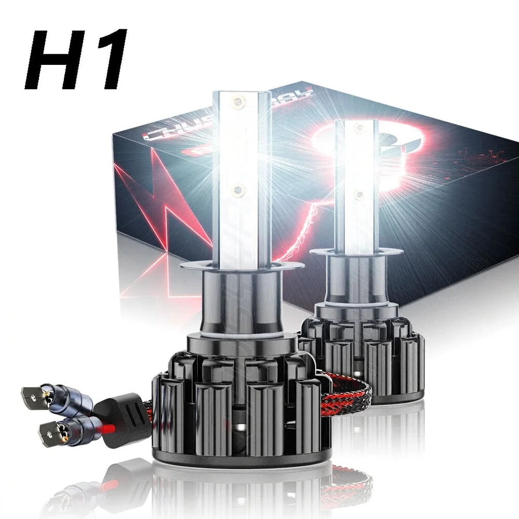 H1 LED Headlight Kit Bulbs High Low Beam Super White Combo 6000K 20,000LM 100W