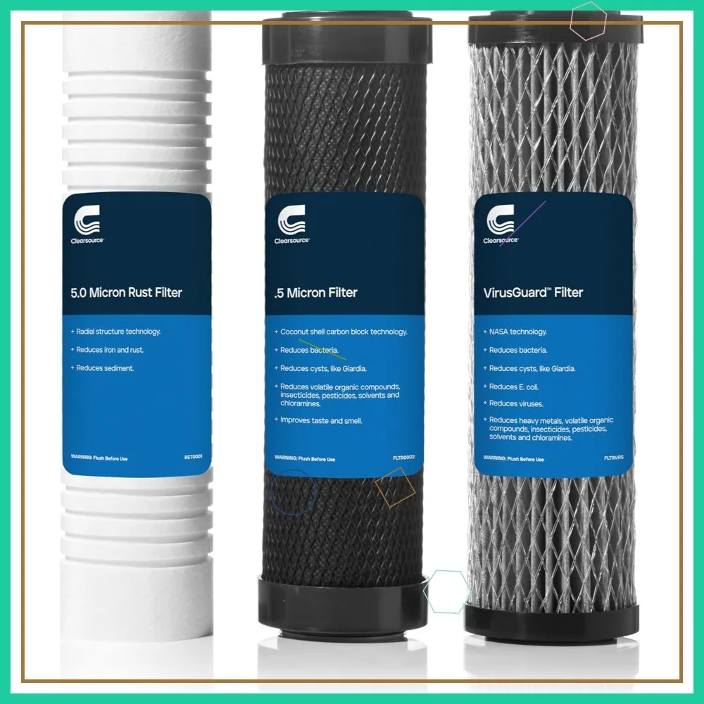 

3 Pack Replacement Filter for CLEARSOURCE ULTRA SYSTEM with VirusGuard Technology