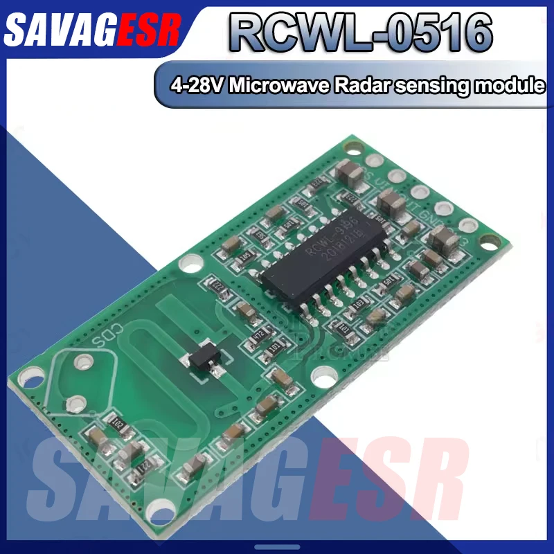 RCWL-0516 RCWL 0516 Microwave Radar Sensor Human Sensor Body Sensor Module Induction Switch Module Output 3.3V For Arduino Diy
