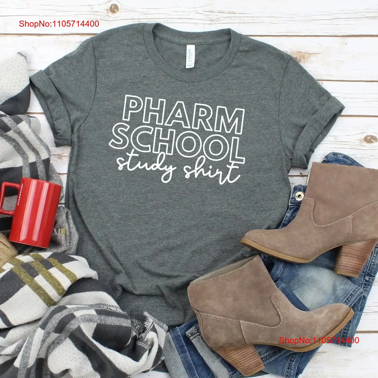 Pharm School Study T Shirt Pharmacy Student PharmD Future Pharmacist To Be vintage Washed Versatile Top For Everyday Wear
