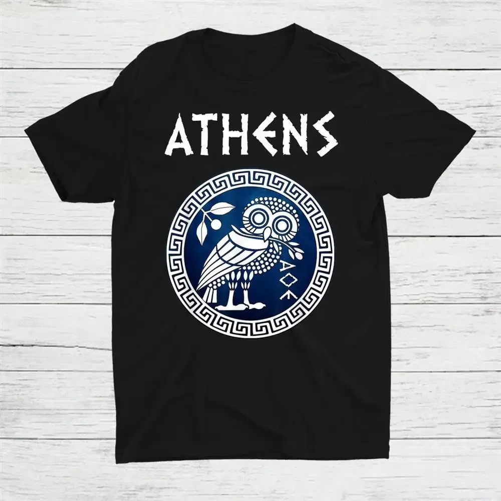 Athens Ancient Athenian Symbol Of Athena Unisex T-shirt S-5XL