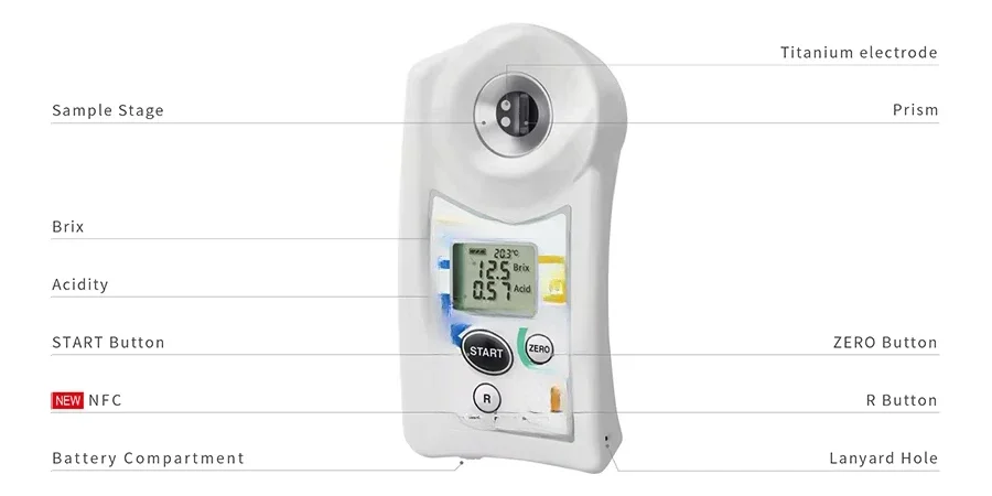 Pocket (Apple) PAL-BX|ACID5 Master Kit Brix-Acidity Meter