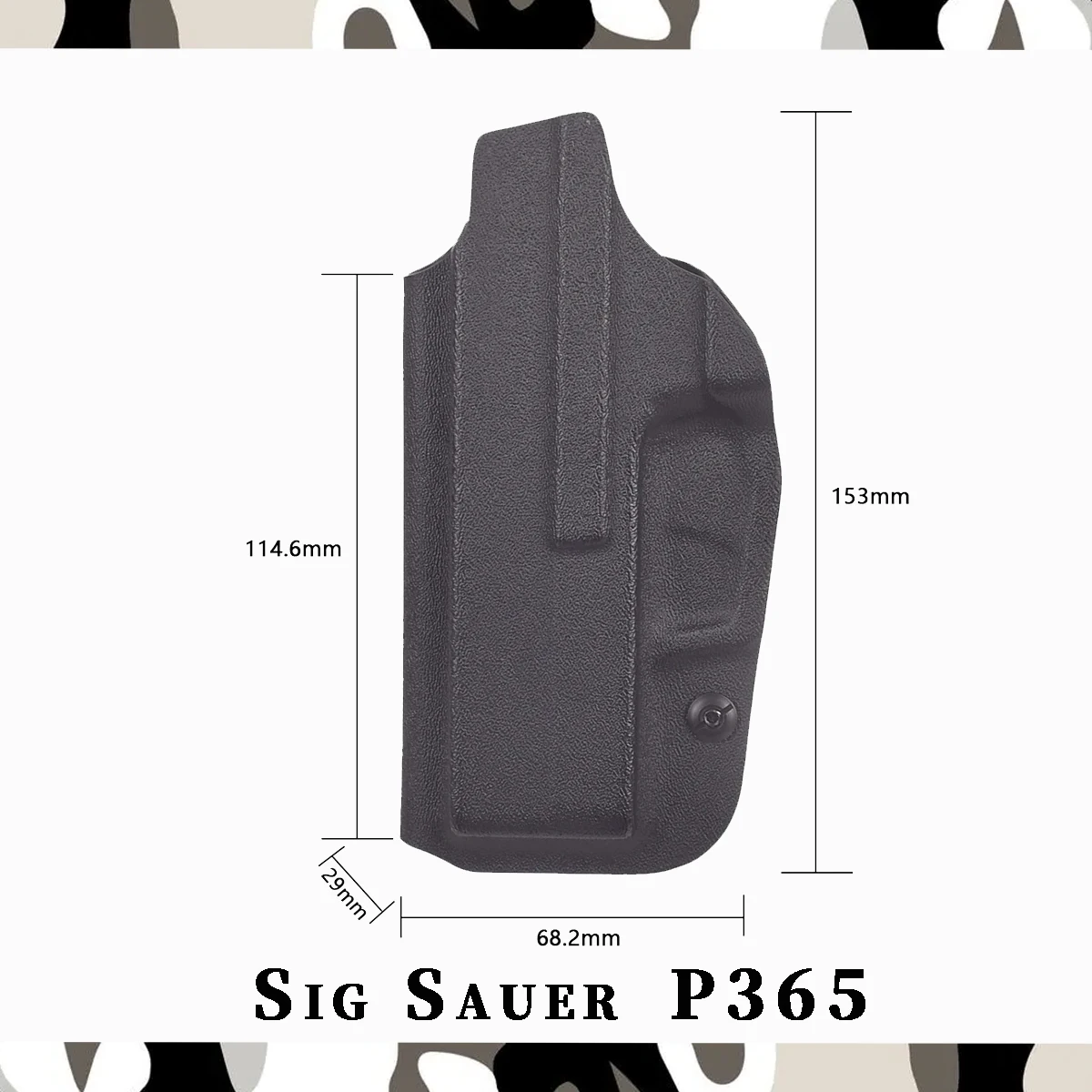 Glock 43 43X Walter PPQ 92FS IWB Holster Concealed Carry Gun Holsters Compact Pistol Taurus G2c p365  CZ P07 TH9 MP40 Case Bag