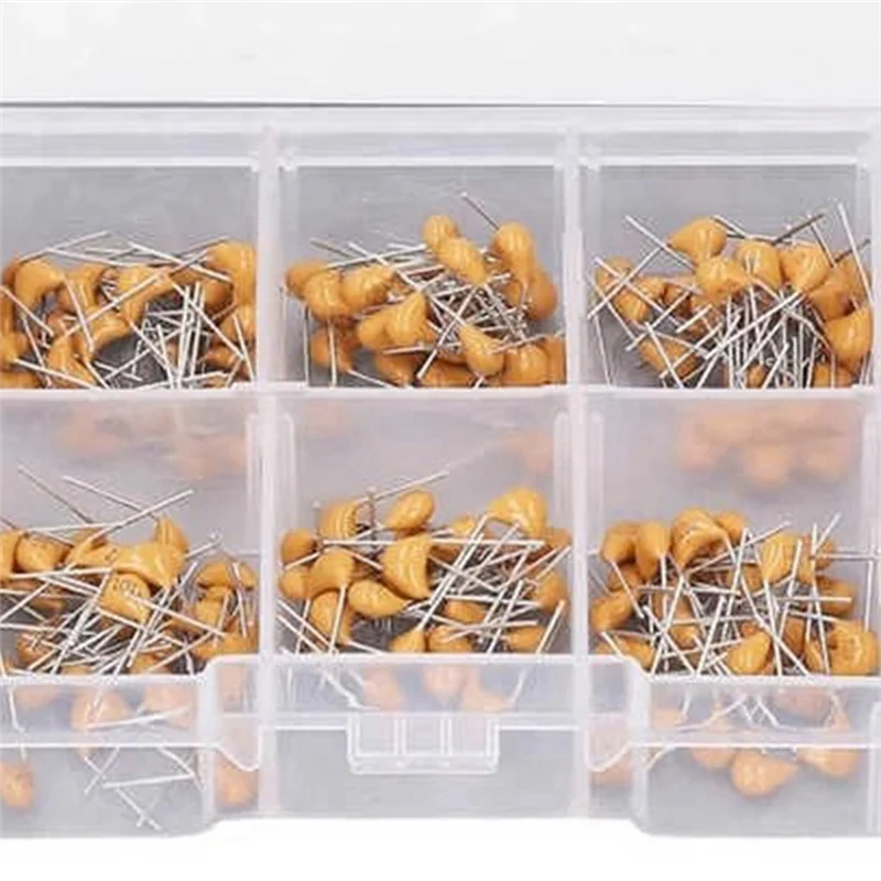 -ABPU 300Pcs 10Value 0.1UF- 10UF Monolithic  Capacitor Assortment Kit
