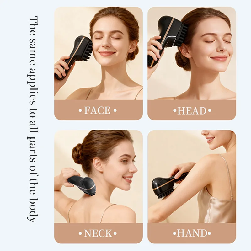 NEW Electric Scalp Massager Comb - Vibrating Hair Care Device for Relaxing Head, Anti-Hair Loss, Smoothing Hair, Fascia Comb