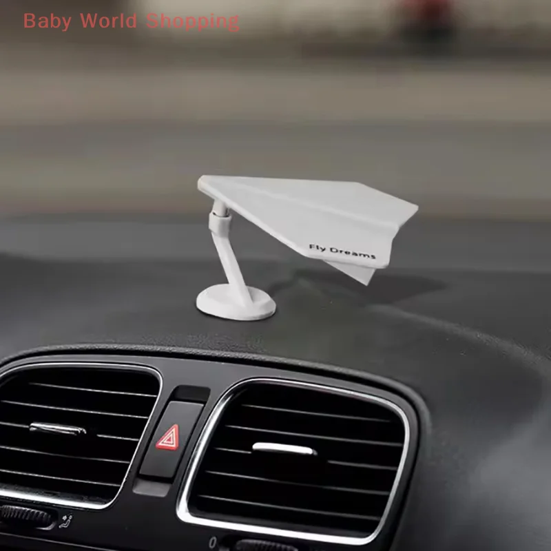 

Paper Airplane Sculpture Creative Rotatable Style Paper Airplane Figurine Tabletop Centerpieces 3D Printed Inertia Toys Cool