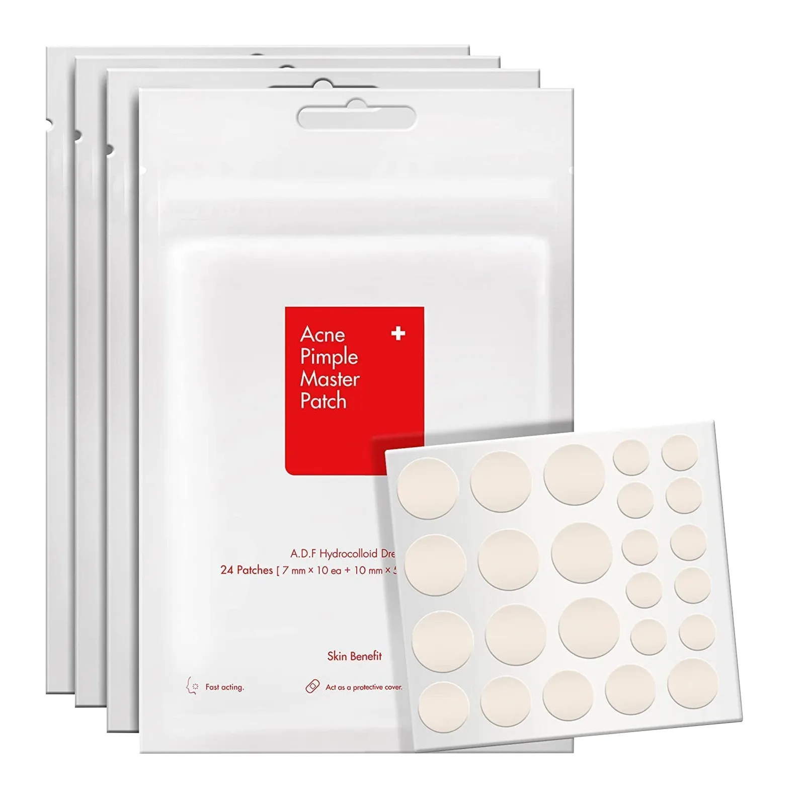 

1/3/5 Packs Higher Quality Acne Pimple Master Patch Hydrocolloid Dressing Multiple Sizes Care Patch (24 Patches Per Pack)