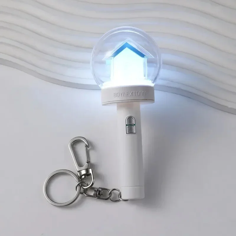 

Mini Light Stick Keyring Glow BOYNEXTDOOR Kpop Idol Stick Key Chains Home Decoration For ONEDOOR Gift