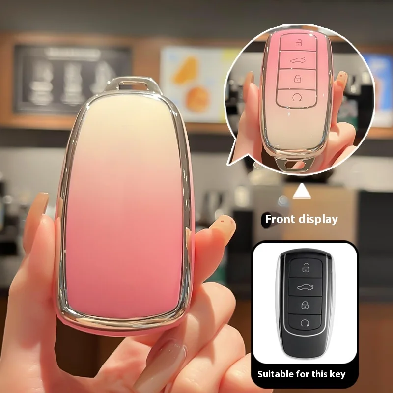 الفاخرة بولي TPU لشيري أومودا 5 C5 تيجو 7 8 برو ماكس تيجو 7 8 زائد أريزو 5 زائد حافظة مفاتيح المفاتيح مفتاح السيارة اكسسوارات حامل #3