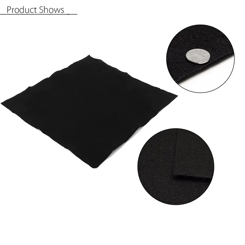 

1mx1m Thickness 3mm Air Conditioner Activated Carbon HEPA Purifier Pre Filter Fabric Non-woven Filter Fabric Black
