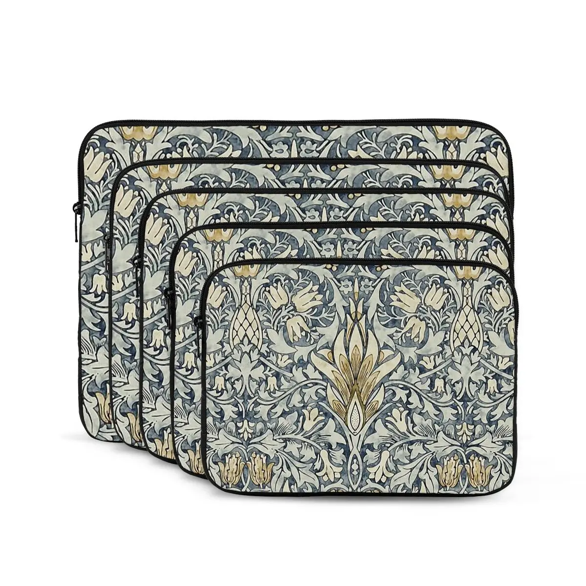 William Morris Snakeshead Pattern Notebook Laptop Bag Pouch 10 12 13 15 17 Inch For Macbook Air Pro Tablet Shockproof Case Bag