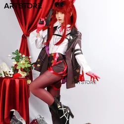 Kafka Jogo Cosplay Honkai: Star Rail Peruca Cosplay Conjunto Completo Mulheres Cabelo Honkai Kafka Sapatos Cosplay Traje Traje Trajes De Festa De Halloween