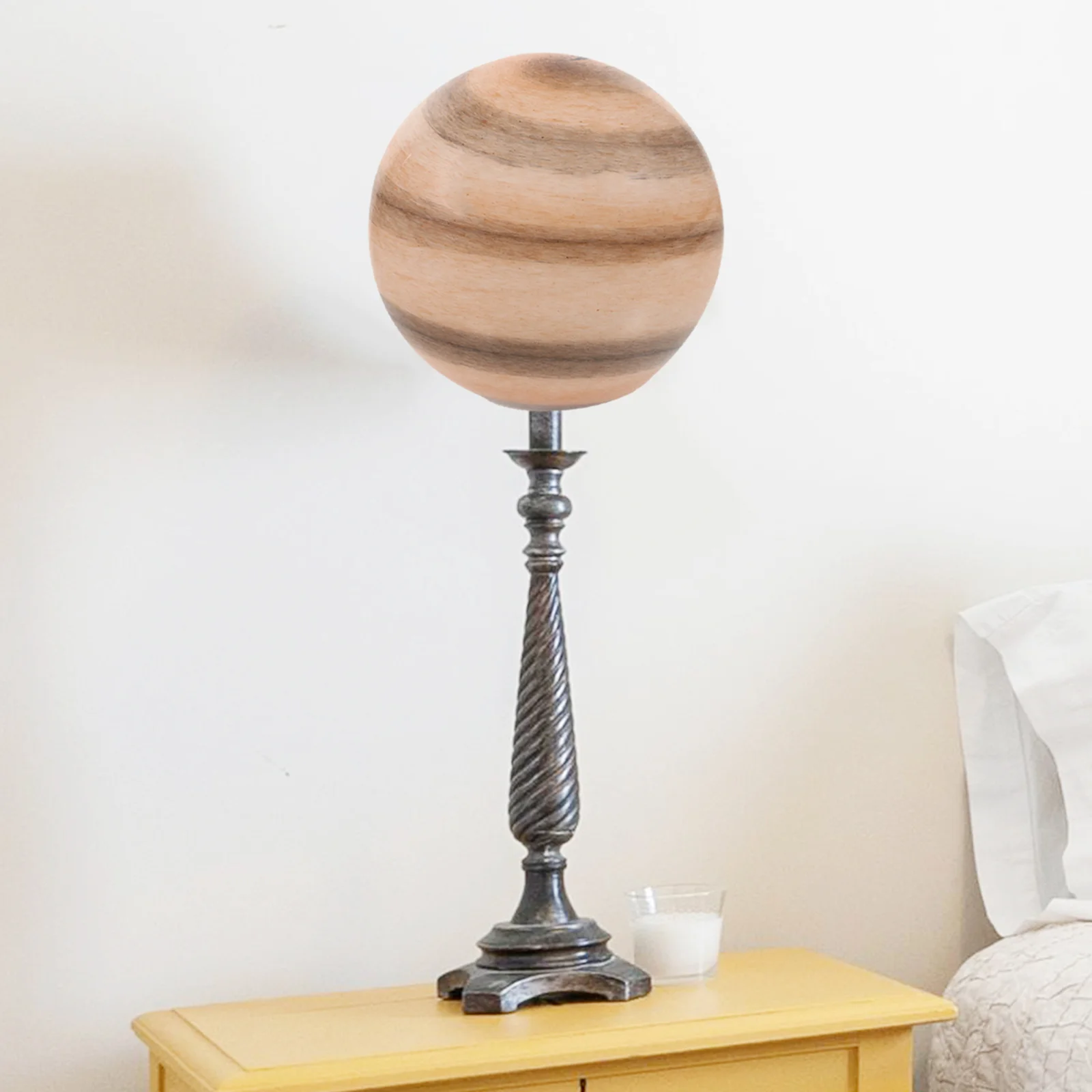 

Decorative Globe Glass Lampshade Planet Hanging Pendant Lamp Shade for Bedroom Living Room Modern Ceiling Light Cover