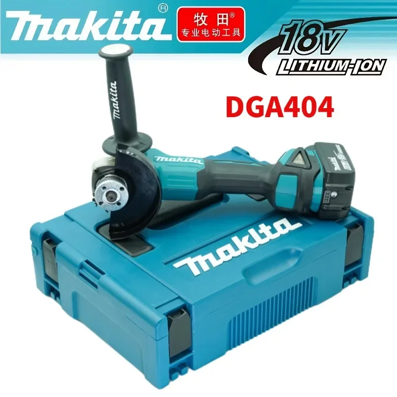Makita 18V 125 DGA404 Bürstenloser Lithium-Akku-Winkelschleifer Wiederaufladbare Schneidemaschine Hochleistungs-Poliermaschine