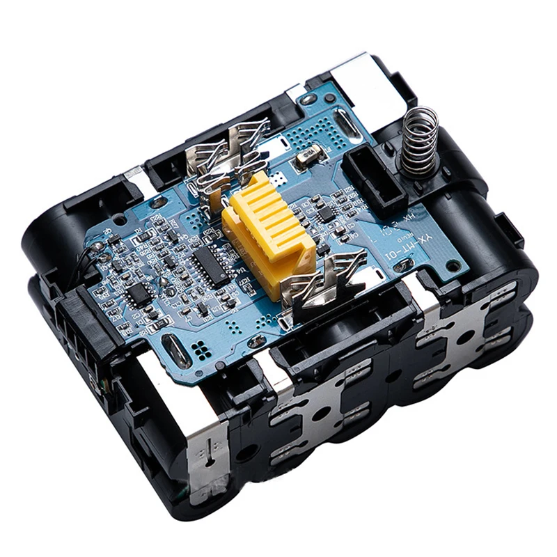 Caja de batería de iones de litio de 18V para MAKITA Bl1820 Bl1815 Bl1830 BL1860 BL1850 chip de circuito equilibrado BMS placa de protección herramienta de potencia