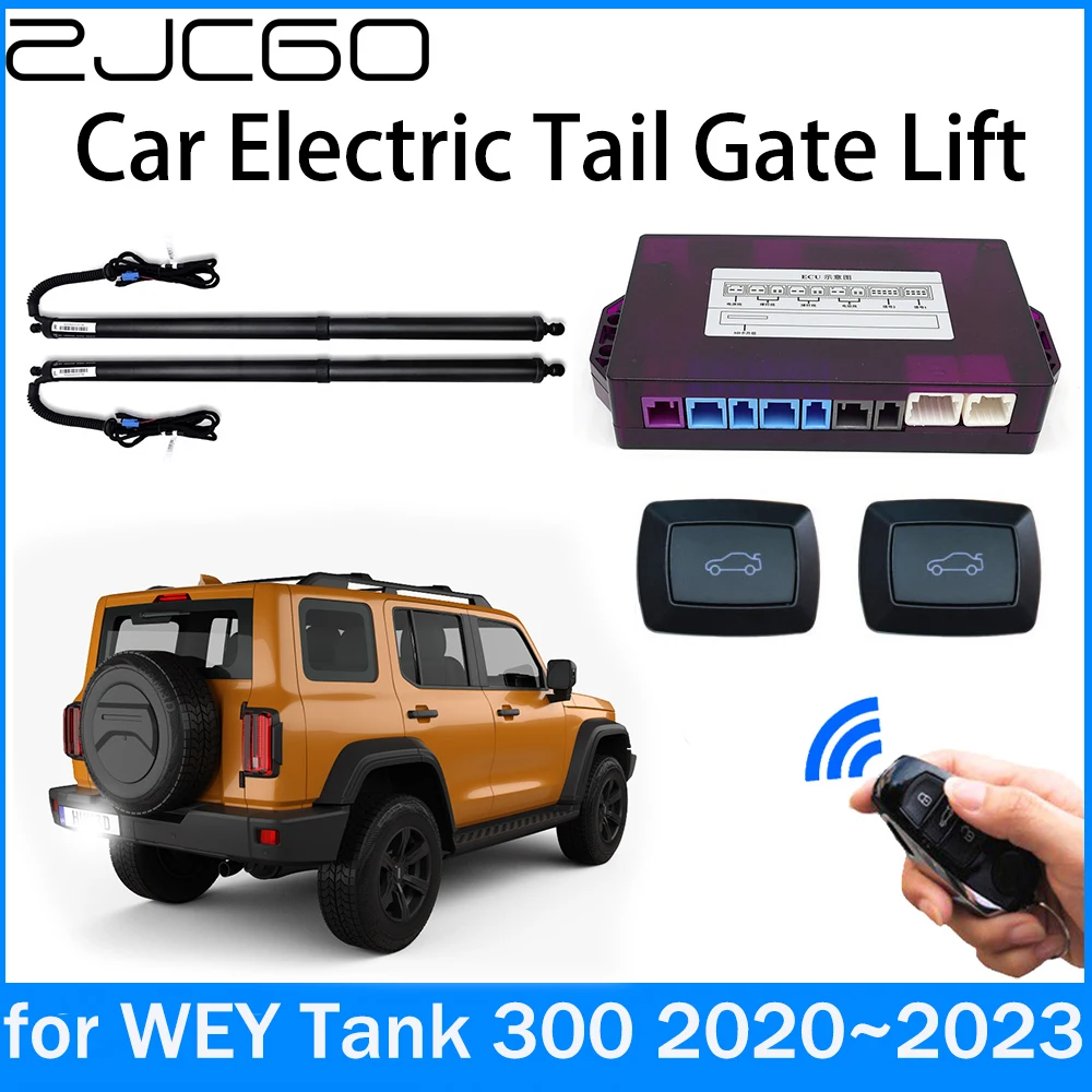 

ZJCGO Car Power Trunk Electric Suction Tailgate Intelligent Tail Gate Lift Strut for WEY Tank 300 2020 2021 2022 2023