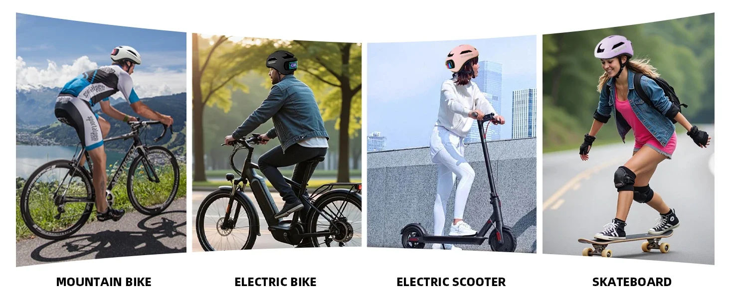 smart bike helmet for multiple sports