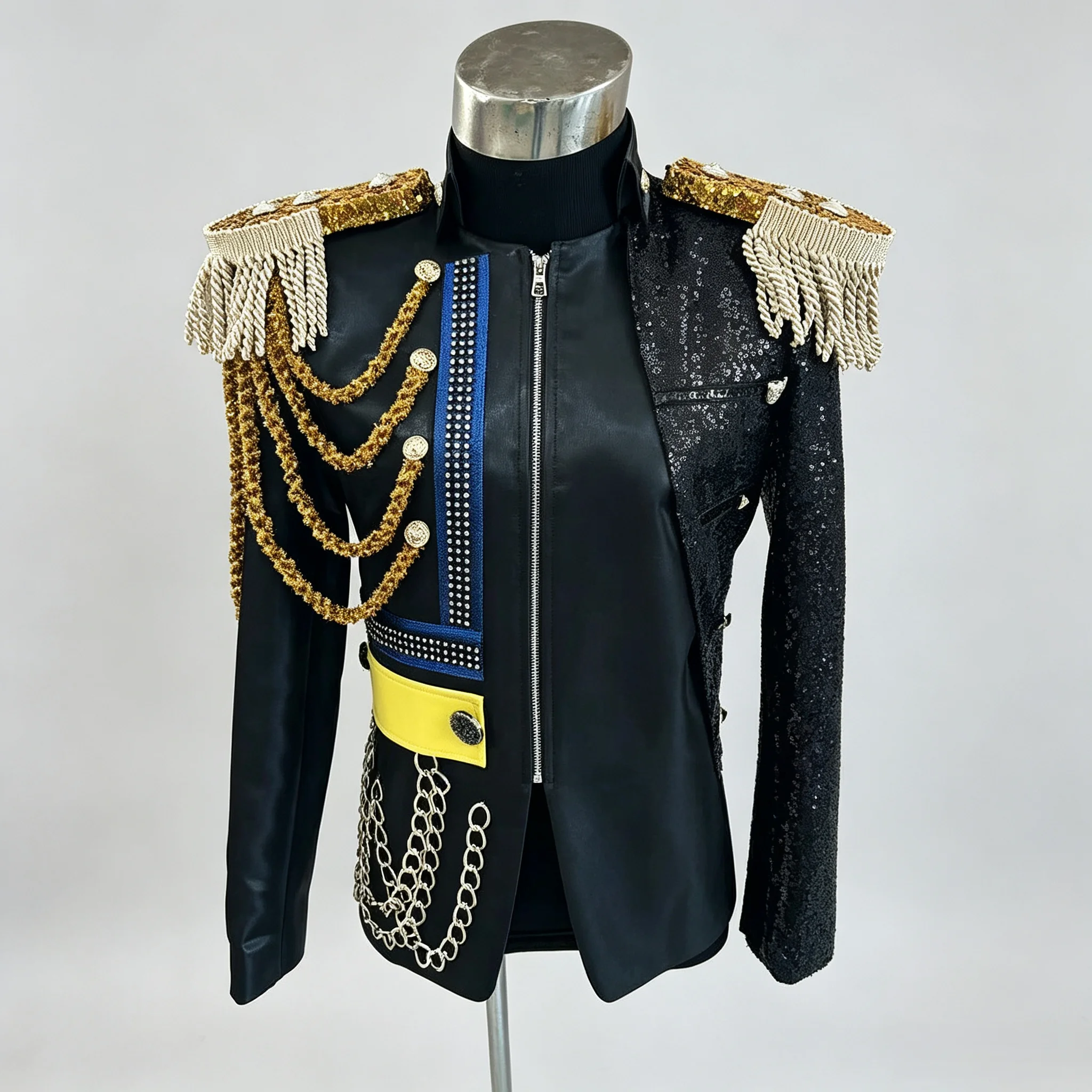 New Men Tassel Royal Jacket We - огляд і ціна Men Formal Party Wear Dress
