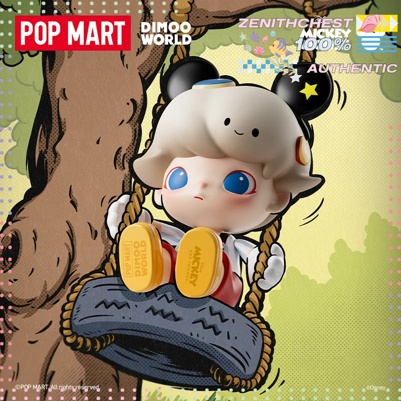 Em estoque POPMART MEGA JUST DIMOO 400% SET DIMOO Coleção de edição limitada Coleção Uma experiência como nenhum outro