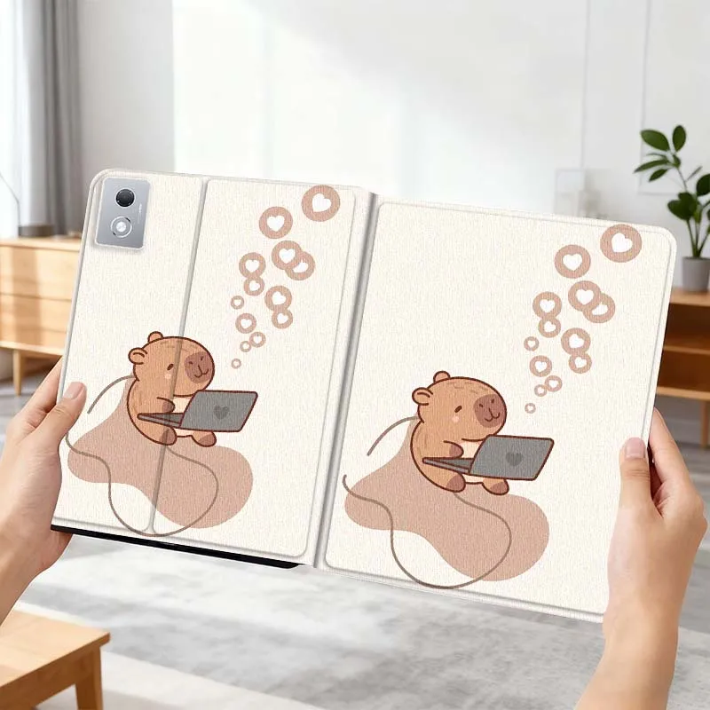 

Capybara Cool Cute Cartoon For Oppo Pad X SE 4 3 11 13.2 11.61 11.4 10.36 Pro 2 Air2 2025 Foldable Tablet Case Gift