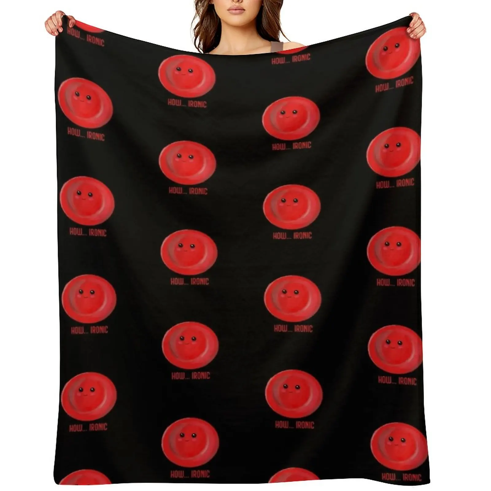 

How... Ironic Throw Blanket Decorative Throw Soft Plush Plaid wednesday Softest Blankets