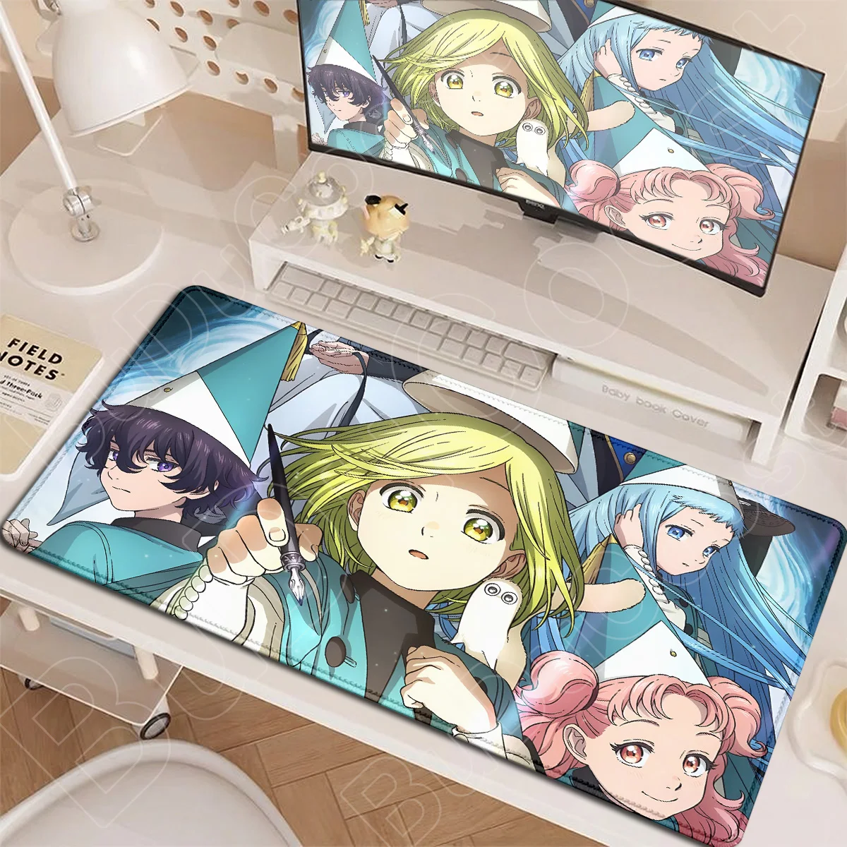E-sports Game Desktop Mats Large Anime Witch Hat A-Atelier Mouse Pads Non-slip Keyboard Rug Suitable For Office Computers Laptop