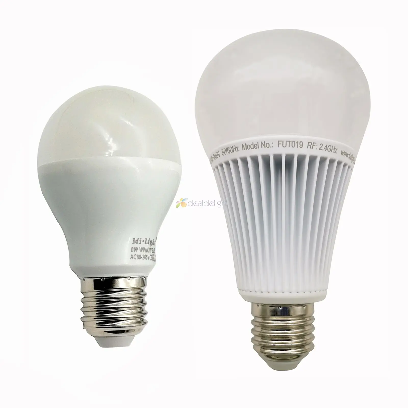 Miboxer 2.4G E27 CCT LED Bulb 4W FUT111 6W FUT017 9W FUT019 Color Temperature Adjustable Dual White CW/WW AC110V 220V Mi.Light