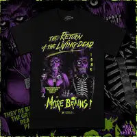 RETURN OF THE LIVING DEAD ""ZOMBIES 85"" CAMISETA DE MANCHA CORTA