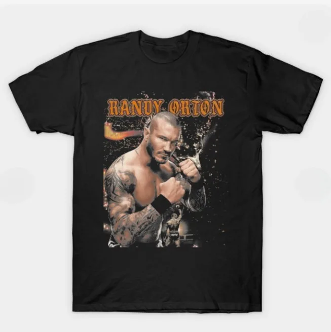 Randy Orton Merch Tee Unisex T-shirt Men Short Sleeve Tee Causal Tops Clothes Female Y2K Tops