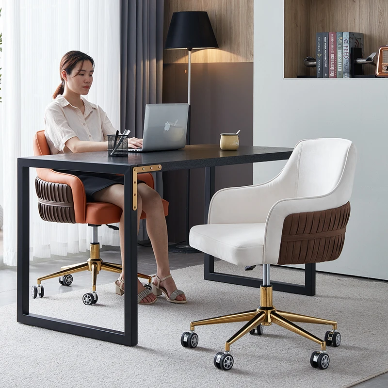 Обеденный современный офисный стул, мобильный роскошный письменный салон, офисный стул для гостиной, скандинавский дизайнер, Sillas De Oficina, модная мебель