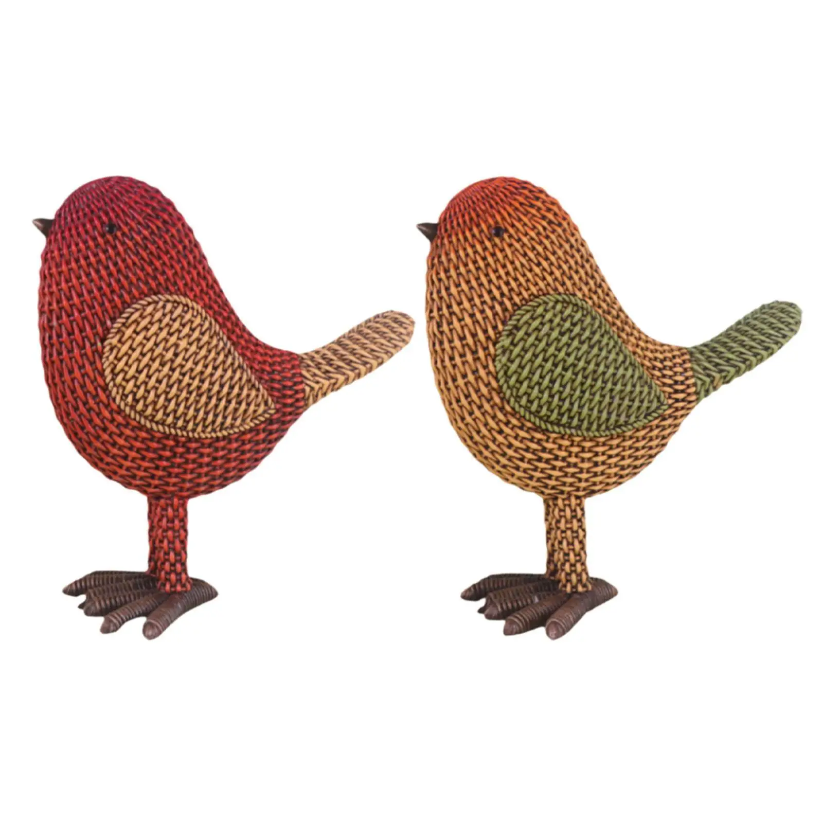 Bird Figurine Accessories Great Gift Luck Sculpture Animal Statue for Housewarming Holiday Office Home Decor Desktop Ornaments