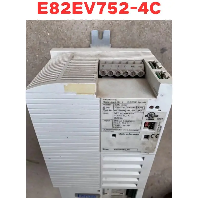 Second-hand E82EV752-4C E82EV752 4C Inverter Tested OK