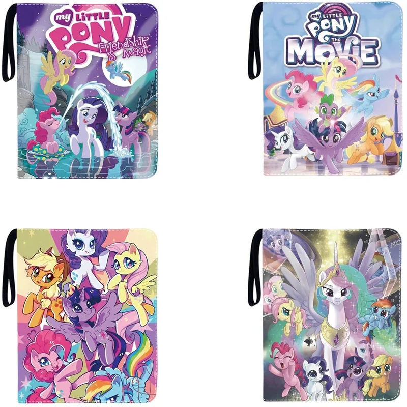 Anime Cartão Álbum Livro, Coleção My Little Pony, Zipper Game Cards, Sunny Starscout, Binder Holder, Brinquedos Presentes para Crianças, 400pcs