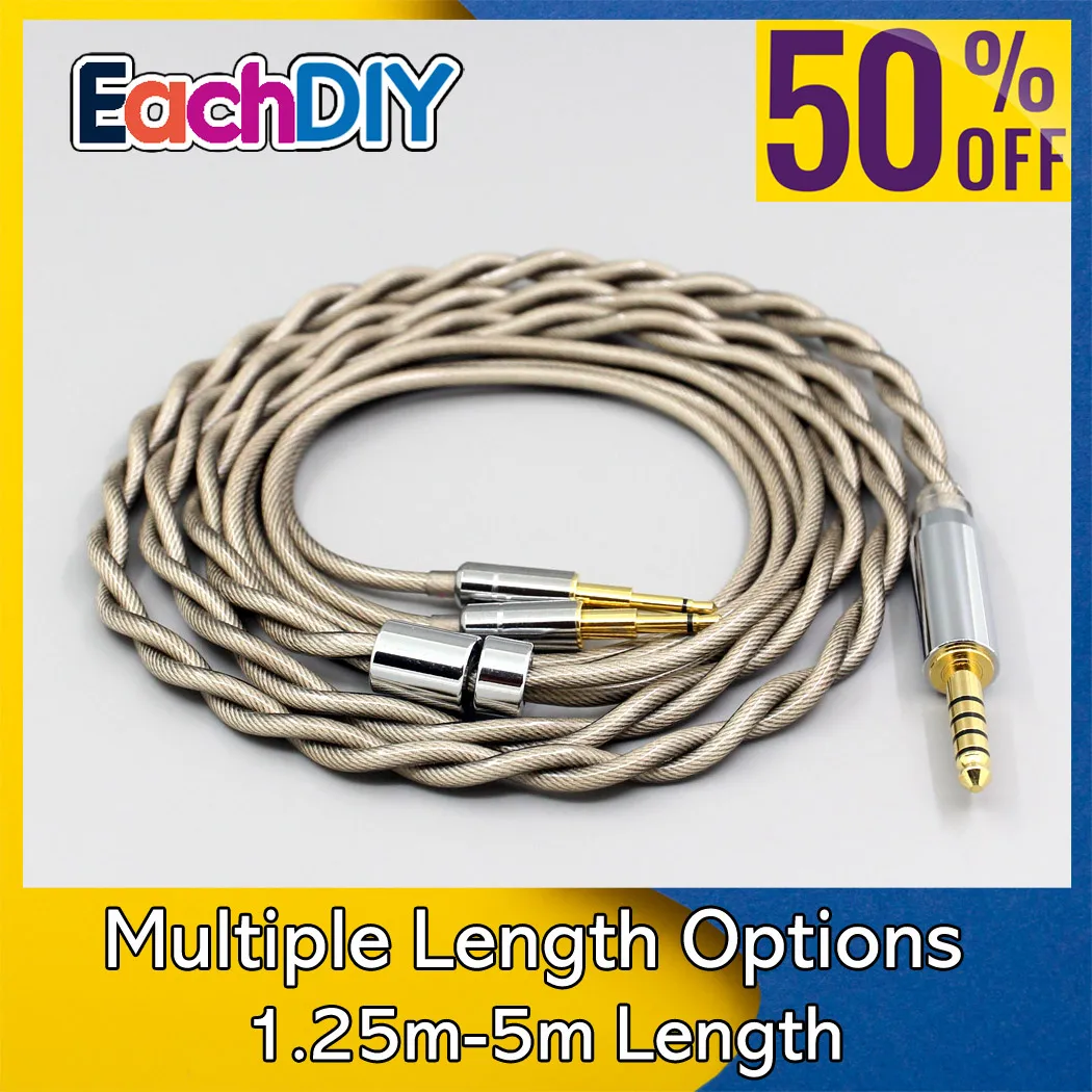 Type6 756 core 7n Litz OCC كابل سماعة أذن مطلي بالفضة لهاتف oppo PM-1 مستو مغناطيسي 1 أكثر H1707 Sonus Faber Pryma LN007853