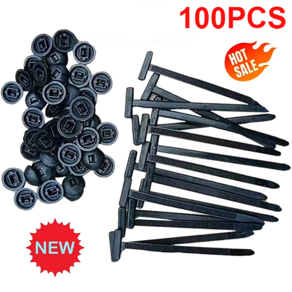 

100Pcs Nylon Cable Zip Ties Self-Locking Heavy Duty Zip Ties Universal Cable Tie Buckle for Indoor Outdoor Use