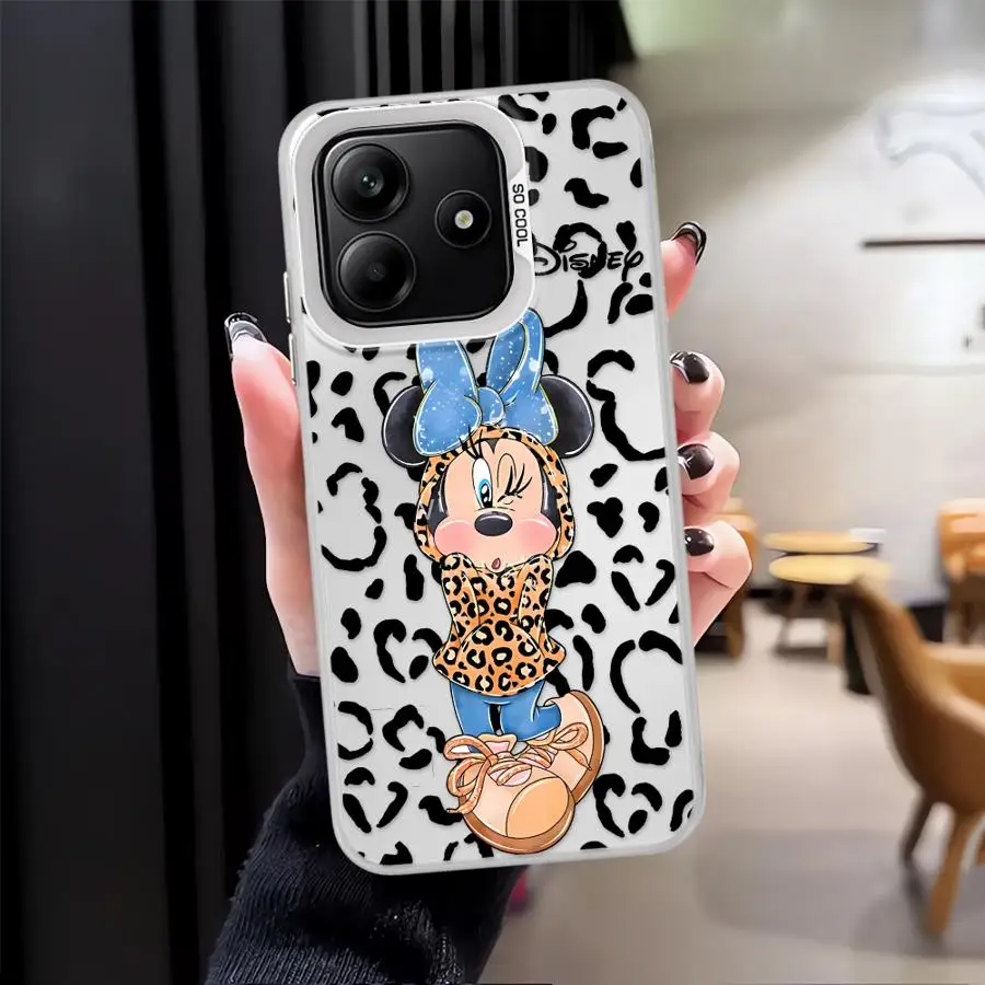 Case voor Xiaomi Redmi Note 9s 13 12 11 10 Lite 12s 11s 14 Pro Plus 10s Terug telefoon Cover Disney Minnie