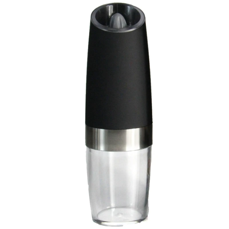 Gravity Electric Stainless Steel Pepper Salt Grinder, Spice Grinder Electric Gravity Induction Pepper Grinder