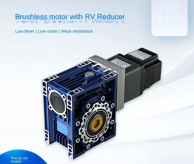 Hot SalesBrushless DC Motor 150W Brushless T5BLD-24A/rv30 With Worm Gear Reducer