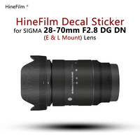 Customized Skin for Sigma 28-70 F2.8 DG DN Lens Sticker 28-70F2.8 FE & L Lens Wrap Cover 2870 Lens Skin 28 70 Protective Skin