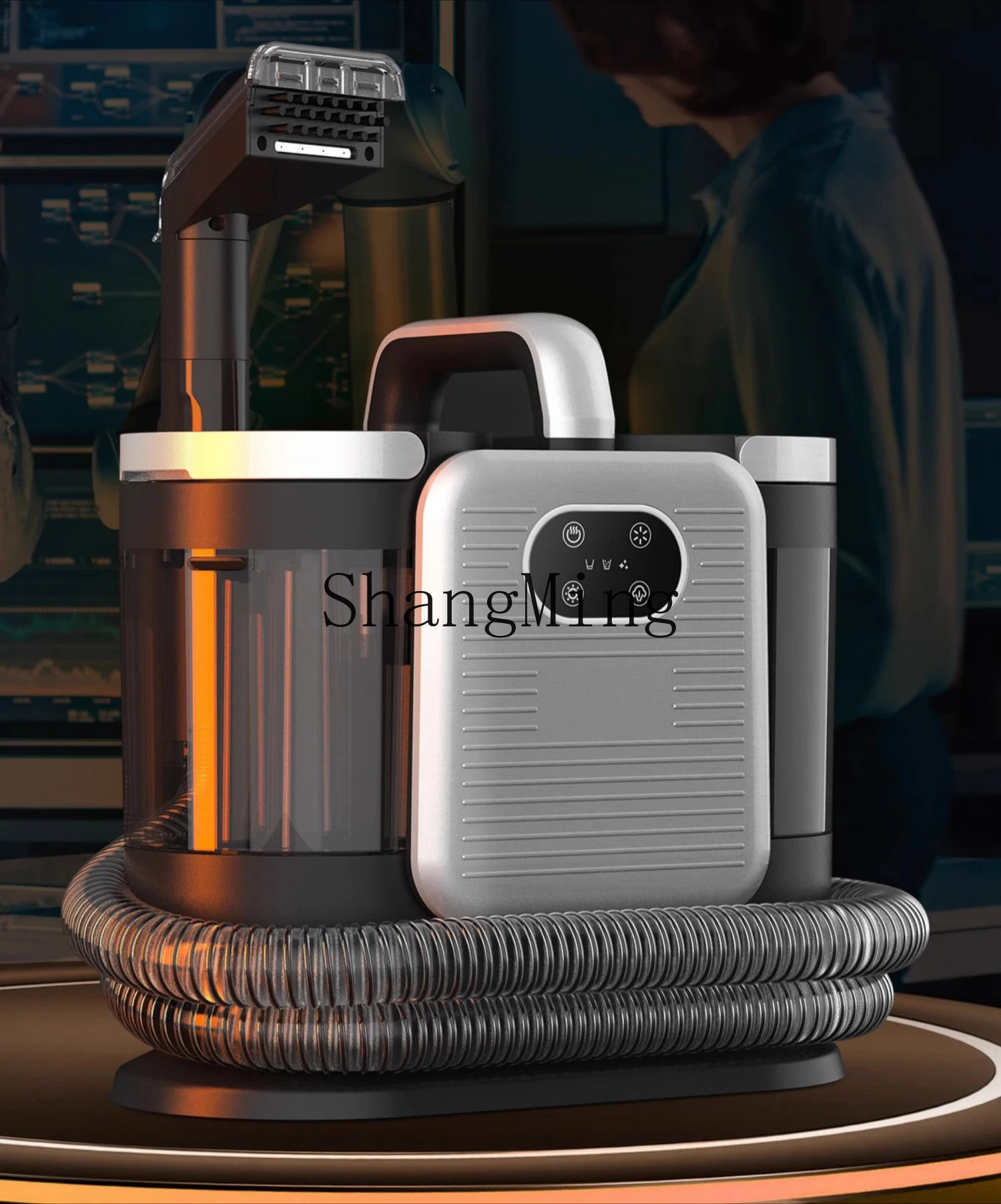 ZYY высокотемпературная паровая ткань, машина для чистки ковров, диванов, бытовая многофункциональная всасывающая щетка, универсальная машина