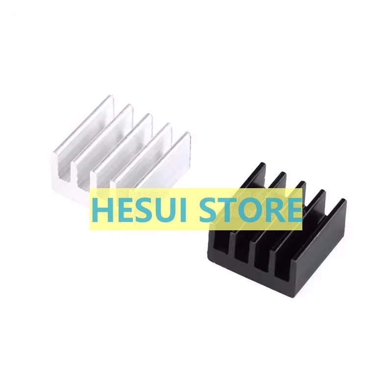 20 PCS Heat sink 8.8 * 8.8 * 5MM (black/silver) high-quality small heat sink