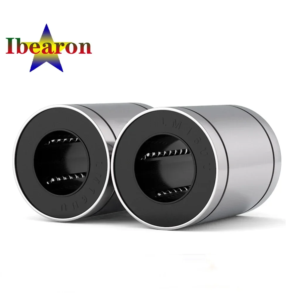 1PCS LM25UU LM30UU Standard Type Linear Motion Ball Bearing Seals On Both Side High Precision And Rigidity Resin Retainer